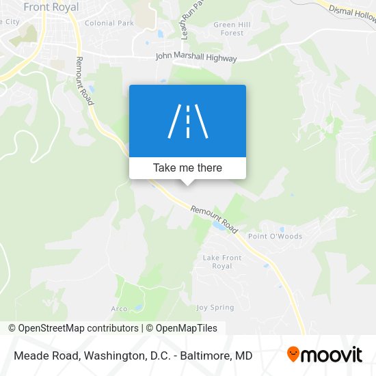 Meade Road map