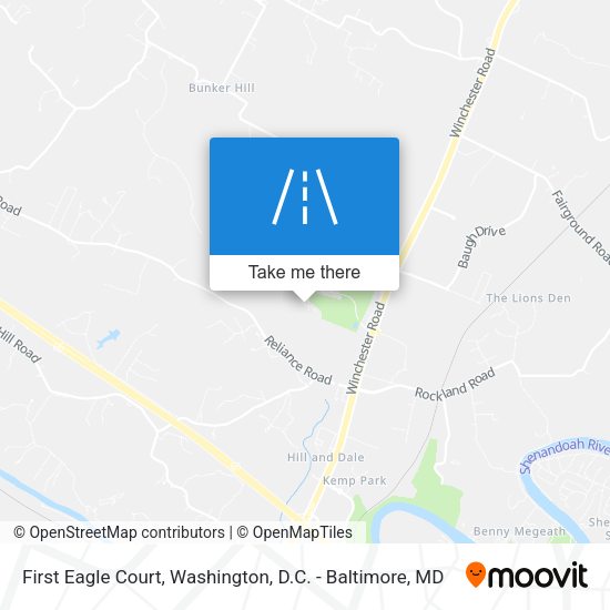 First Eagle Court map