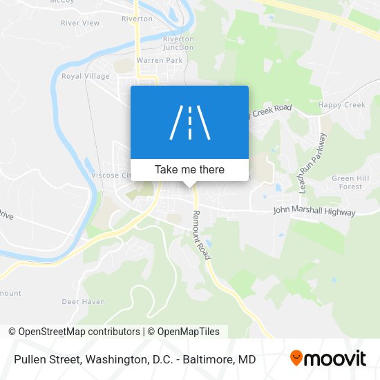 Mapa de Pullen Street