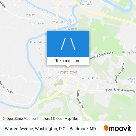 Mapa de Warren Avenue