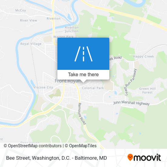 Mapa de Bee Street