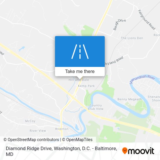 Mapa de Diamond Ridge Drive