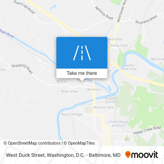 West Duck Street map