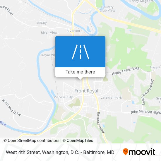 Mapa de West 4th Street