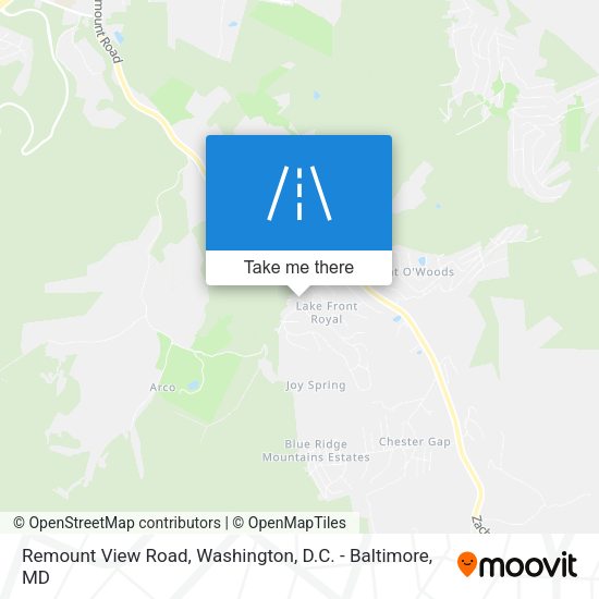 Mapa de Remount View Road