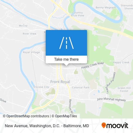 New Avenue map