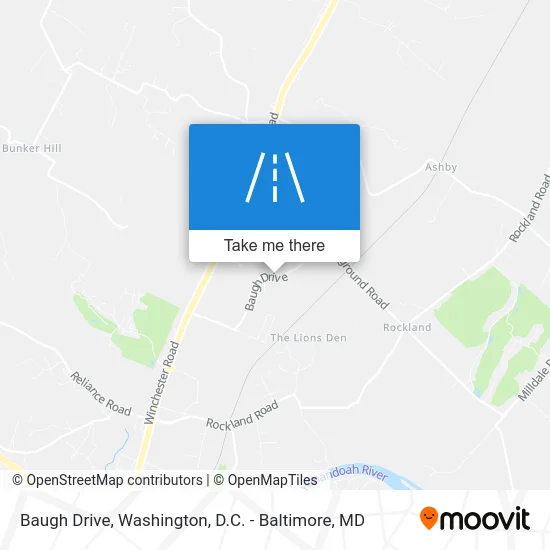 Baugh Drive map
