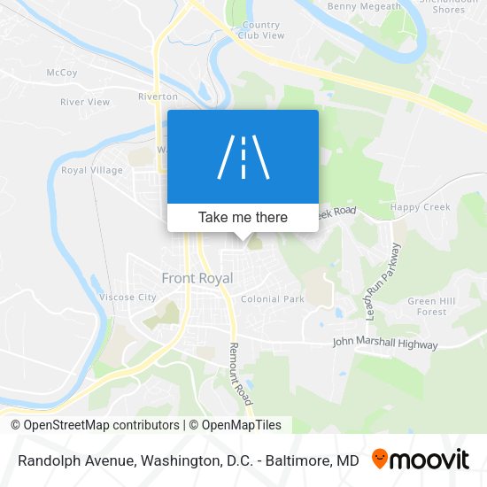 Randolph Avenue map