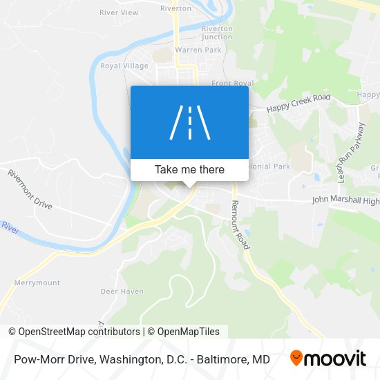 Pow-Morr Drive map