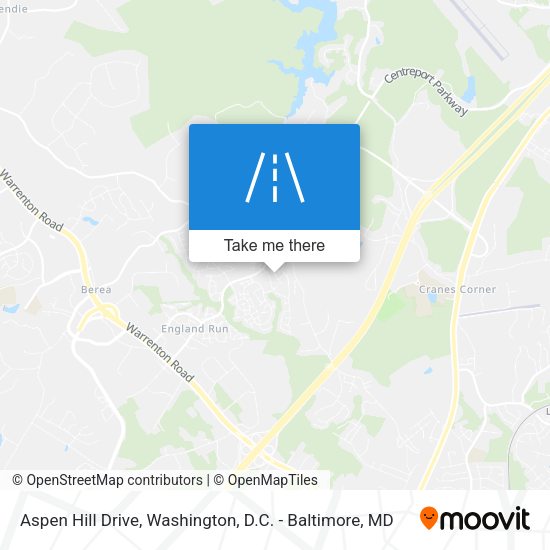 Aspen Hill Drive map