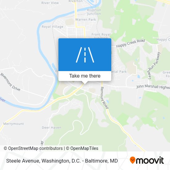 Steele Avenue map