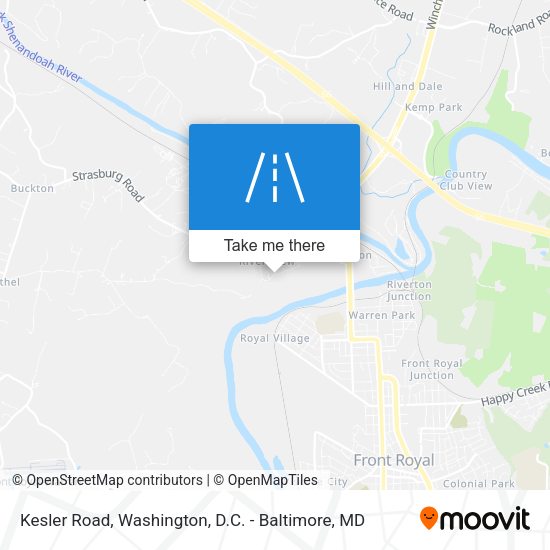 Kesler Road map