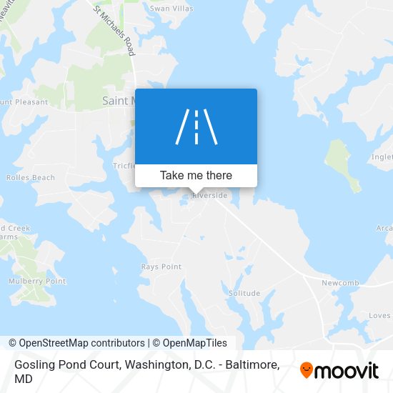 Gosling Pond Court map