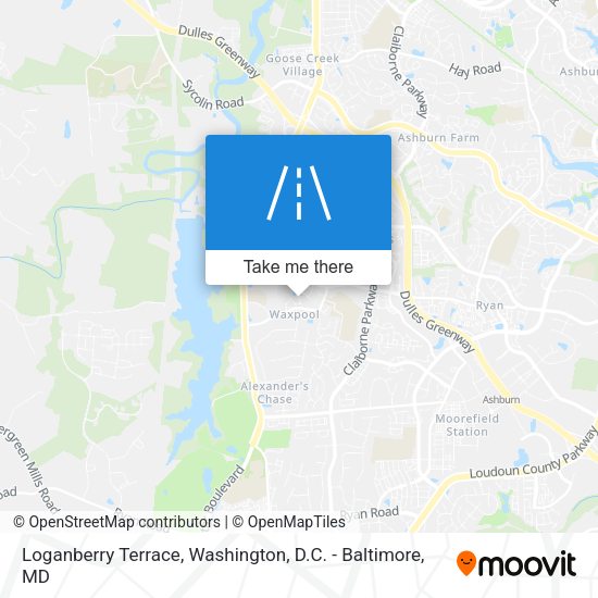 Loganberry Terrace map