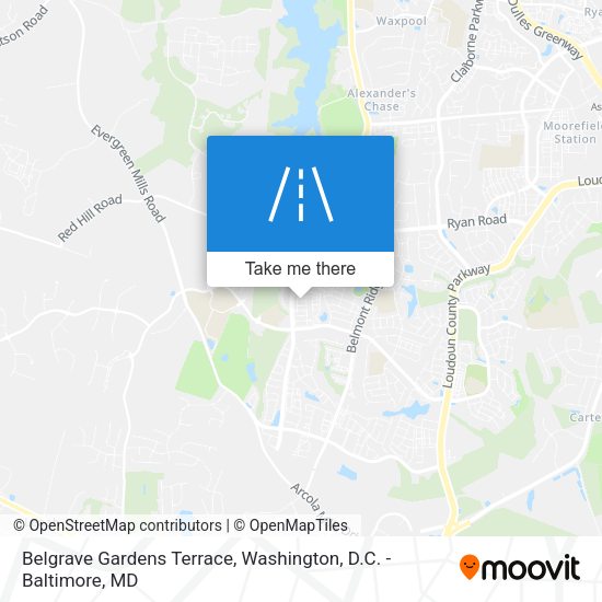 Mapa de Belgrave Gardens Terrace