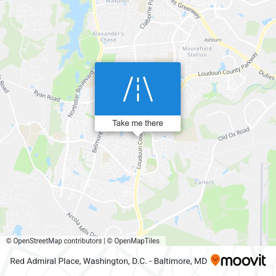 Mapa de Red Admiral Place