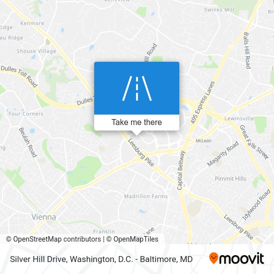 Mapa de Silver Hill Drive