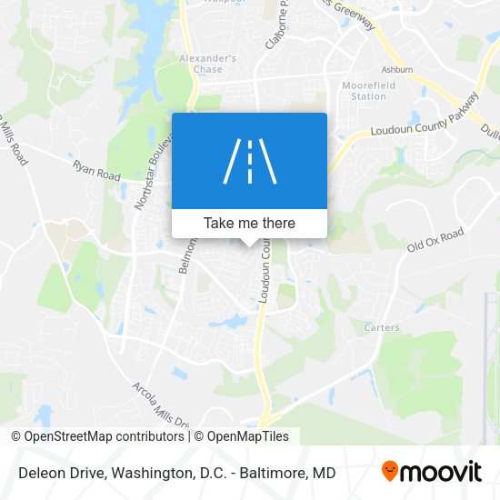 Mapa de Deleon Drive