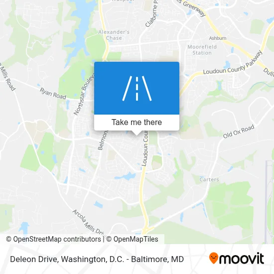 Deleon Drive map