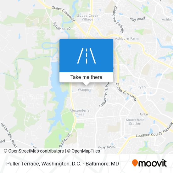 Puller Terrace map
