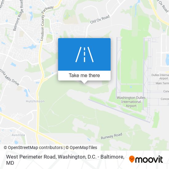 Mapa de West Perimeter Road