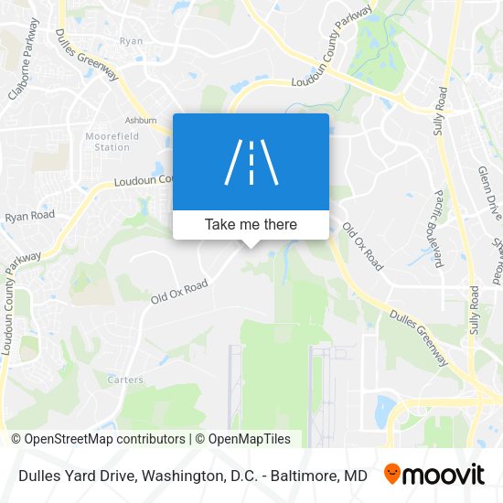 Dulles Yard Drive map