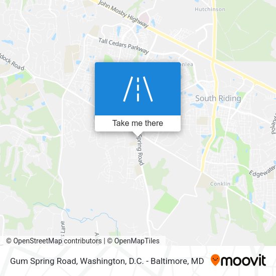 Mapa de Gum Spring Road
