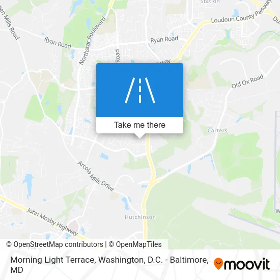 Morning Light Terrace map