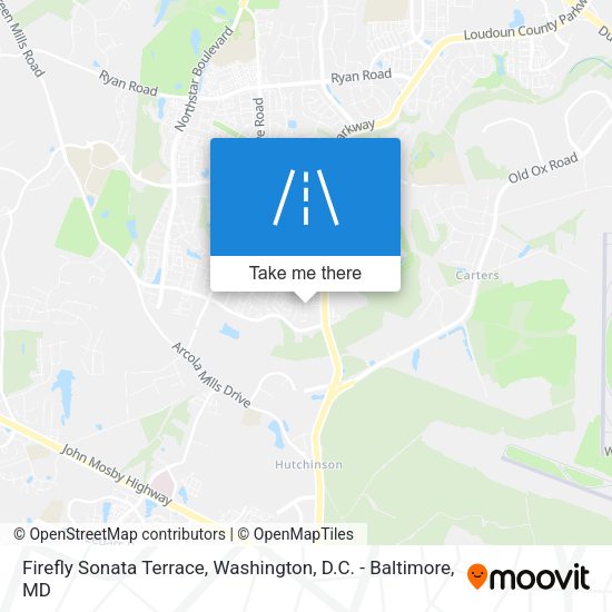Firefly Sonata Terrace map