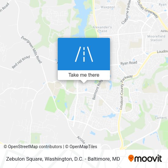 Zebulon Square map