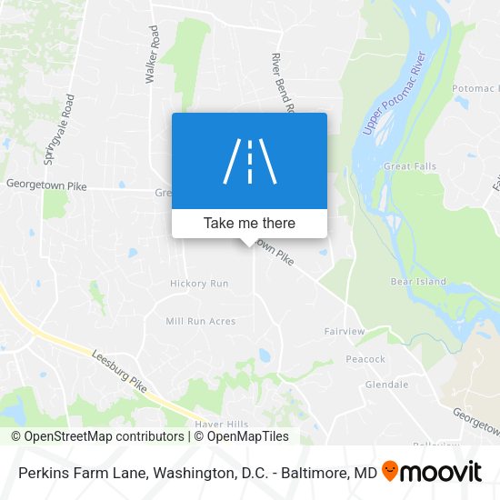 Perkins Farm Lane map