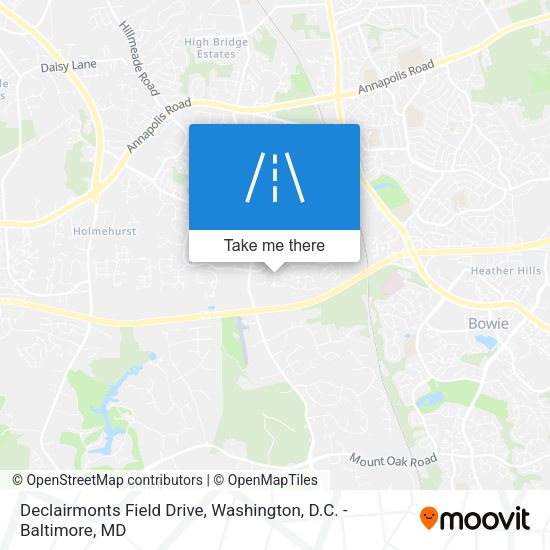 Mapa de Declairmonts Field Drive