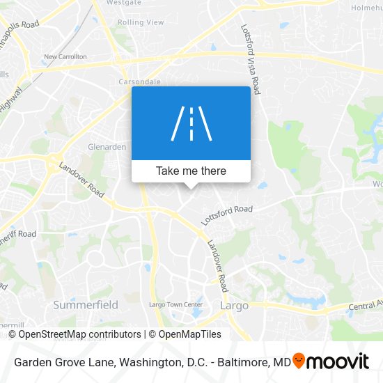 Mapa de Garden Grove Lane