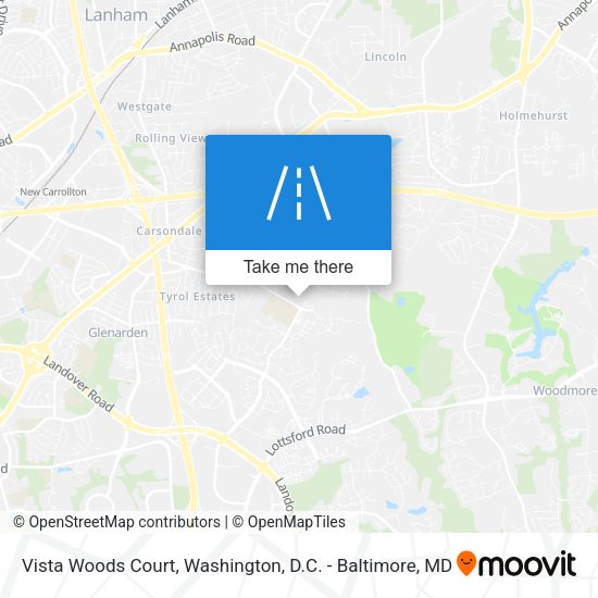 Vista Woods Court map
