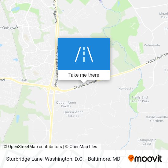 Mapa de Sturbridge Lane