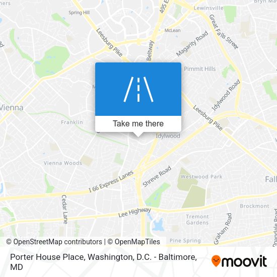 Mapa de Porter House Place