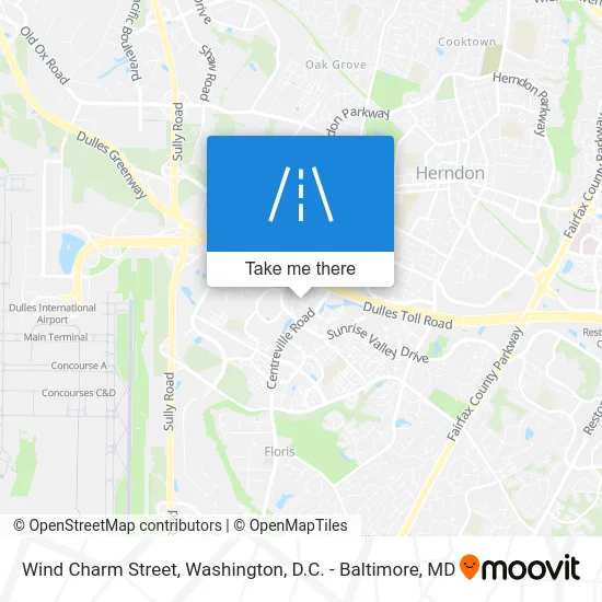 Wind Charm Street map