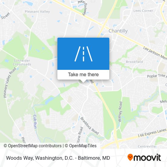 Mapa de Woods Way