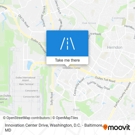 Innovation Center Drive map