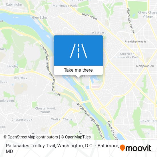 Mapa de Pallasades Trolley Trail