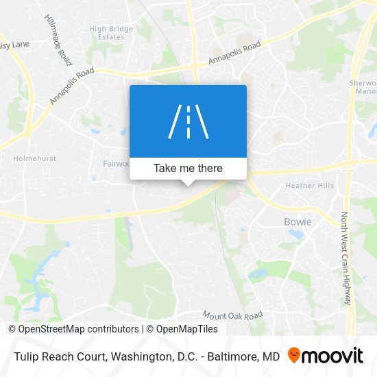 Tulip Reach Court map