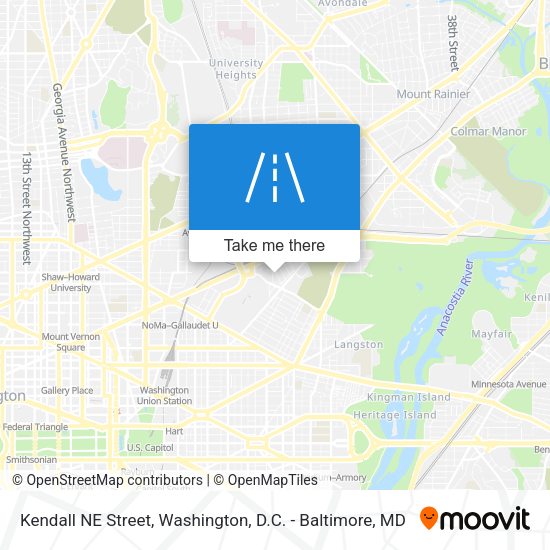 Kendall NE Street map