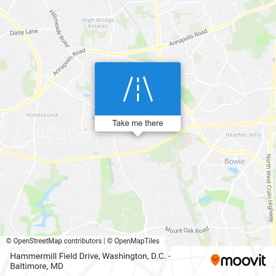 Hammermill Field Drive map
