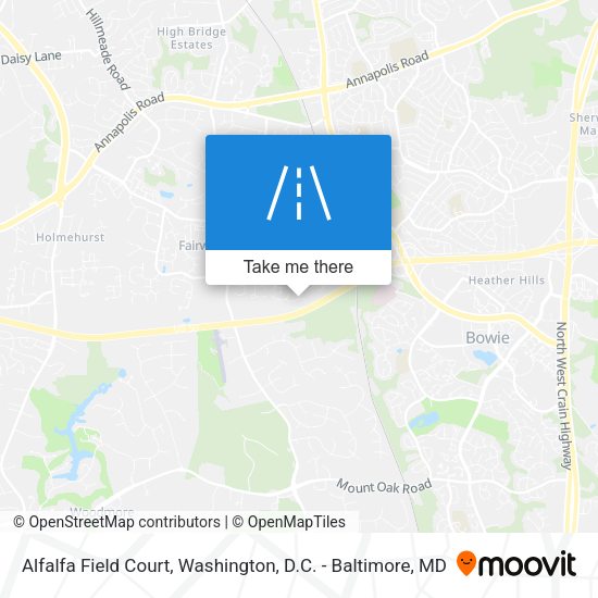 Mapa de Alfalfa Field Court