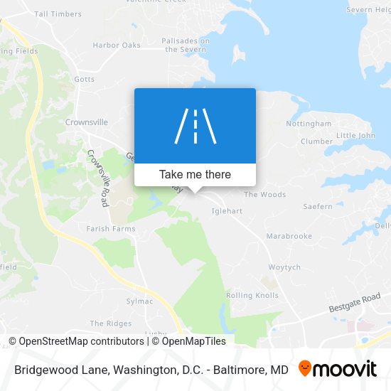 Mapa de Bridgewood Lane