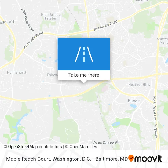 Maple Reach Court map