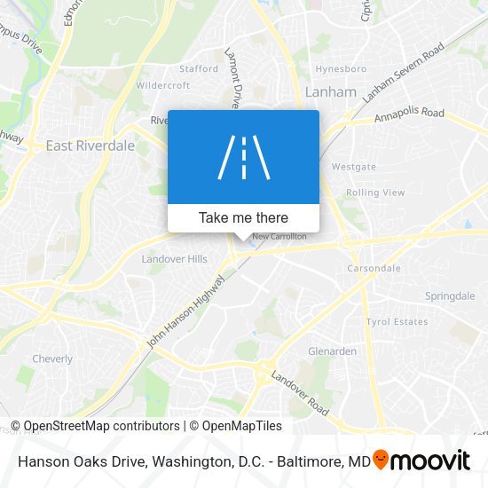 Hanson Oaks Drive map