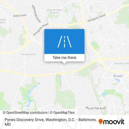 Pynes Discovery Drive map