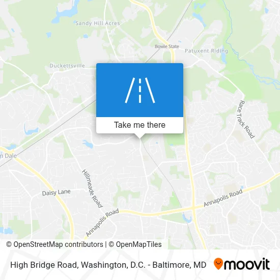 High Bridge Road map