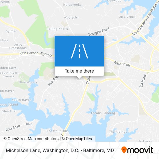 Michelson Lane map